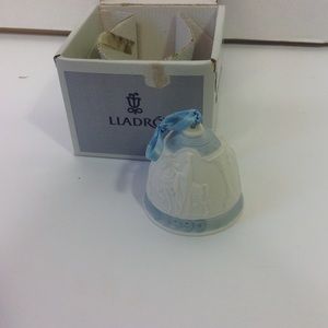 Vintage Christmas Ornament Lladro 1990 Bell